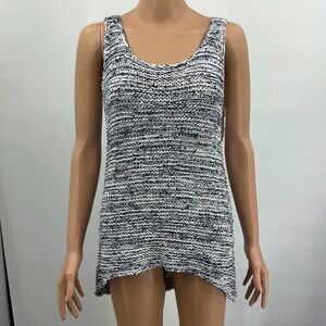 Two by Vince Camuto Heavy Knit Marbled Tank Sz Small‎ NWT